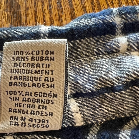 Chaps Men’s Long-Sleeve Button-Down Flannel Top; Size X-Large - Picture 10 of 13